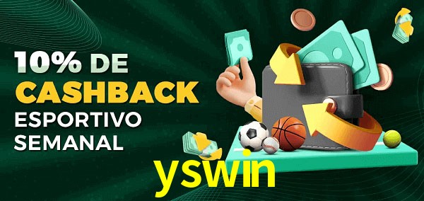 10% de bônus de cashback na yswin
